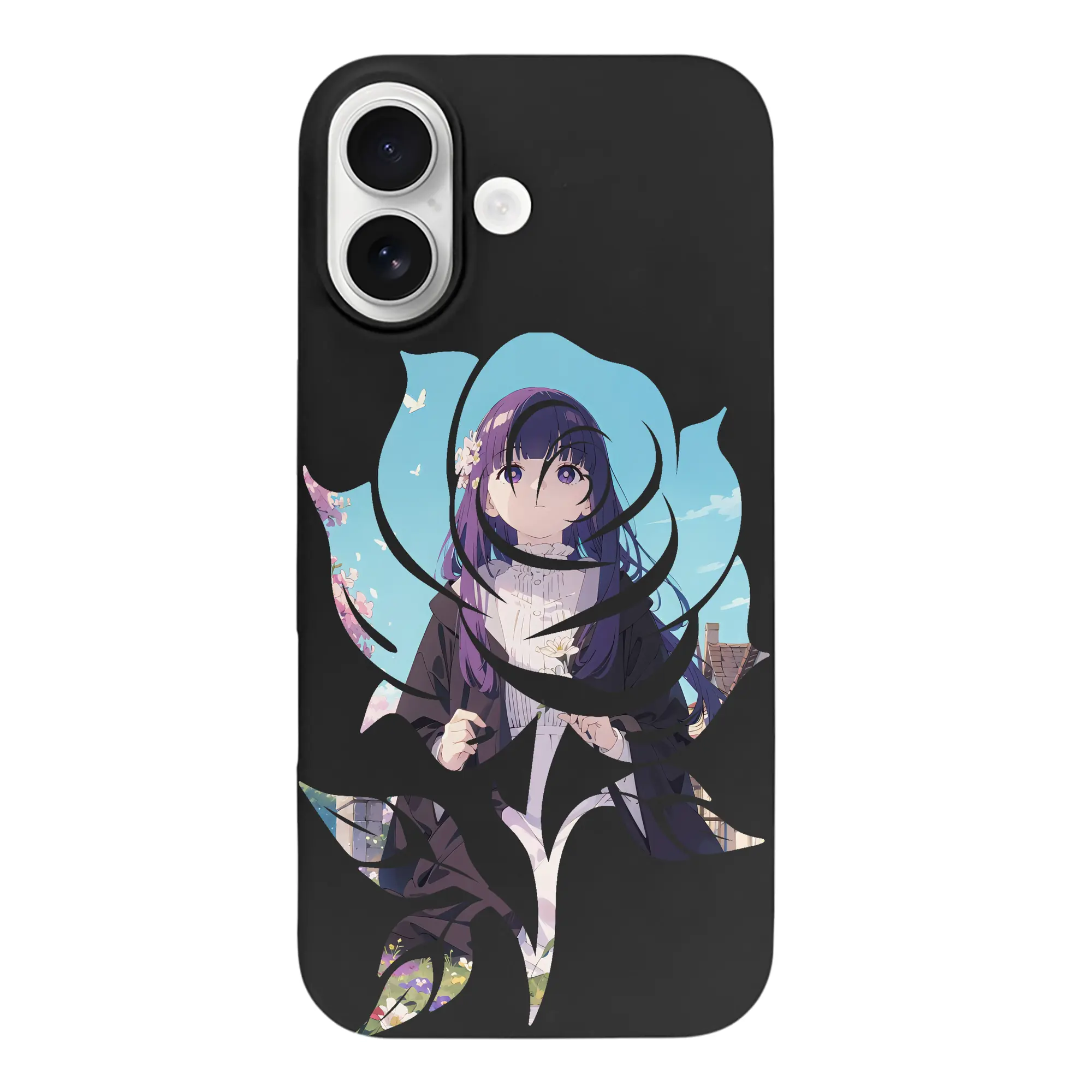 葬送のフリーレン（Frieren） グッズ,フェルン（Fern） - iPhone 17 シリーズ シリコンケース 薄型 耐衝撃 指紋防止 ソフトタッチカバー 精密フィット 傷防止 保護ケース iPhone 17/17 Air/17 Pro/17 Pro Max 対応